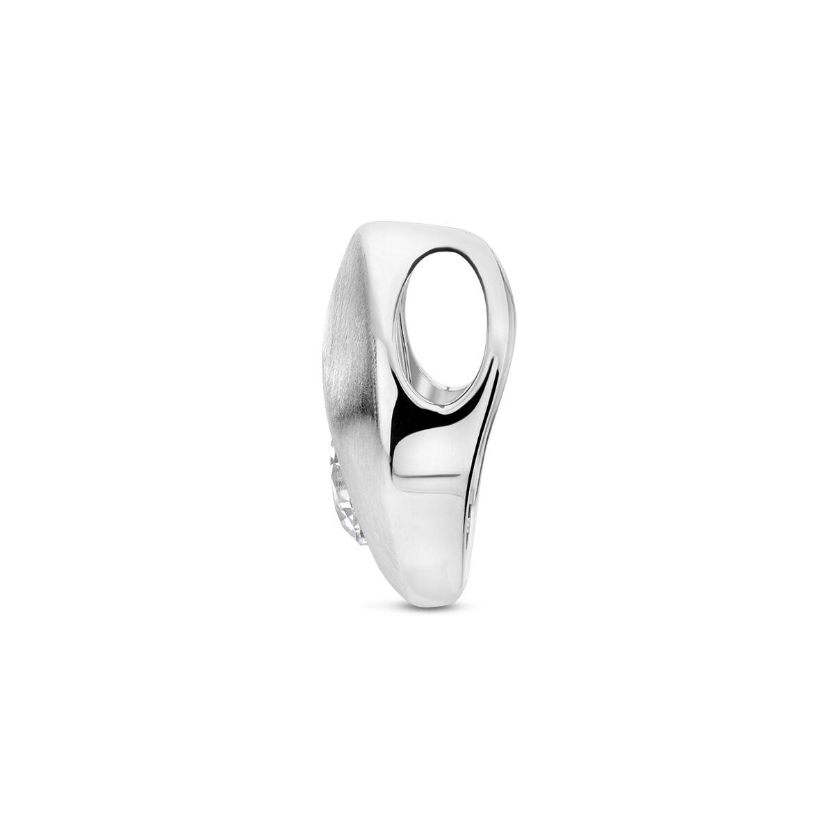Anhänger Tropfen Silber mit Zirkonia