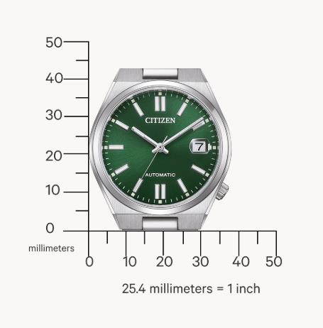 Citizen Automatik Uhr Grün 37,0mm