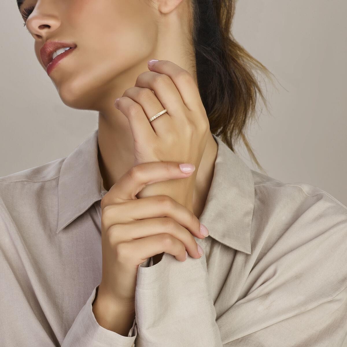 Memoire Ring mit Lab Grown Brillanten 0,51ct