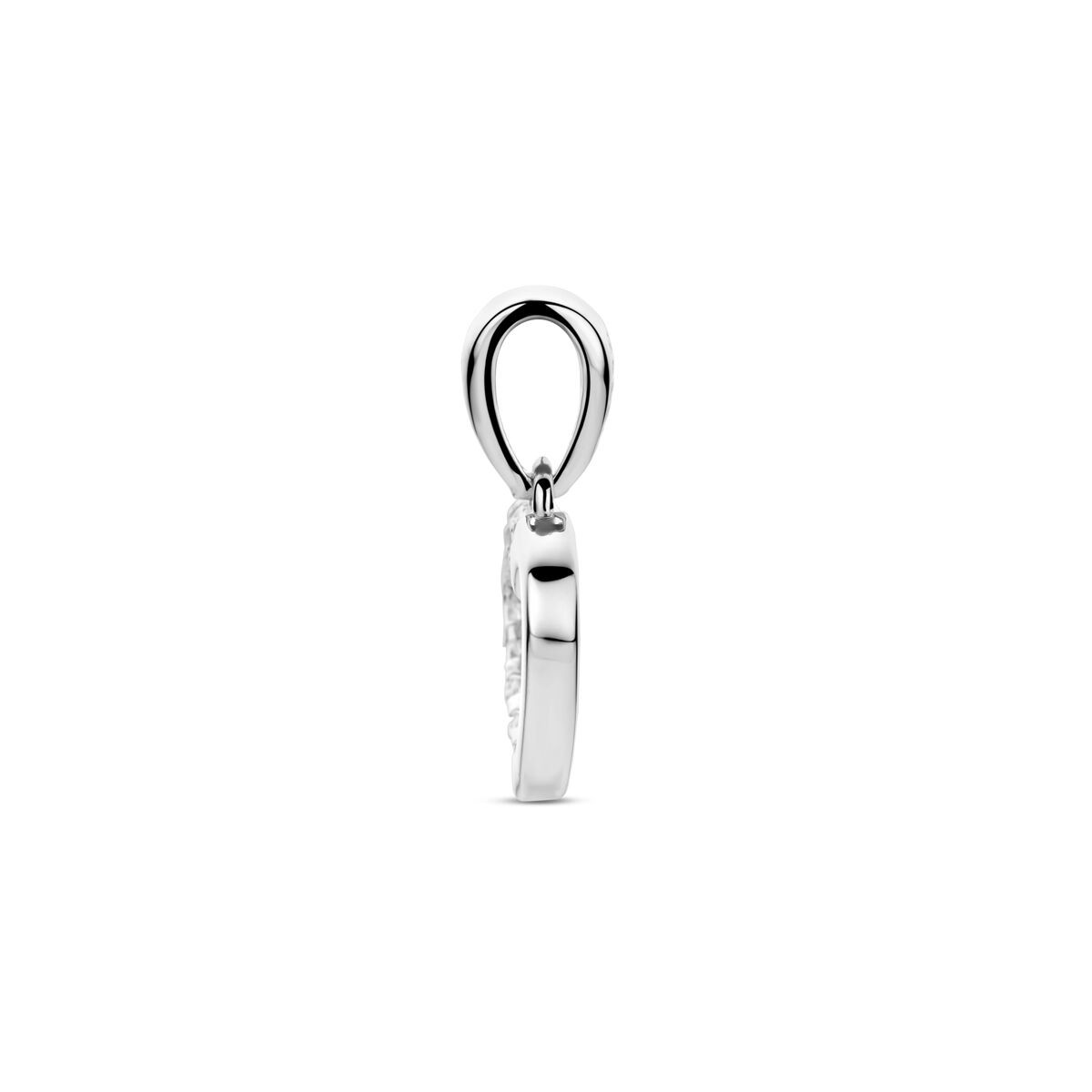 Herz Anhänger mit Zirkonia 12,0mm
