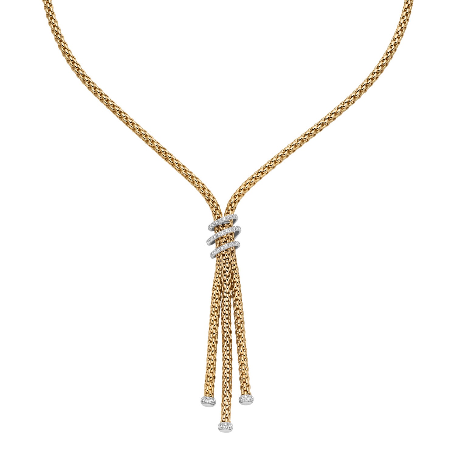 Fope Prima Y-Collier Gelbgold 45,0cm