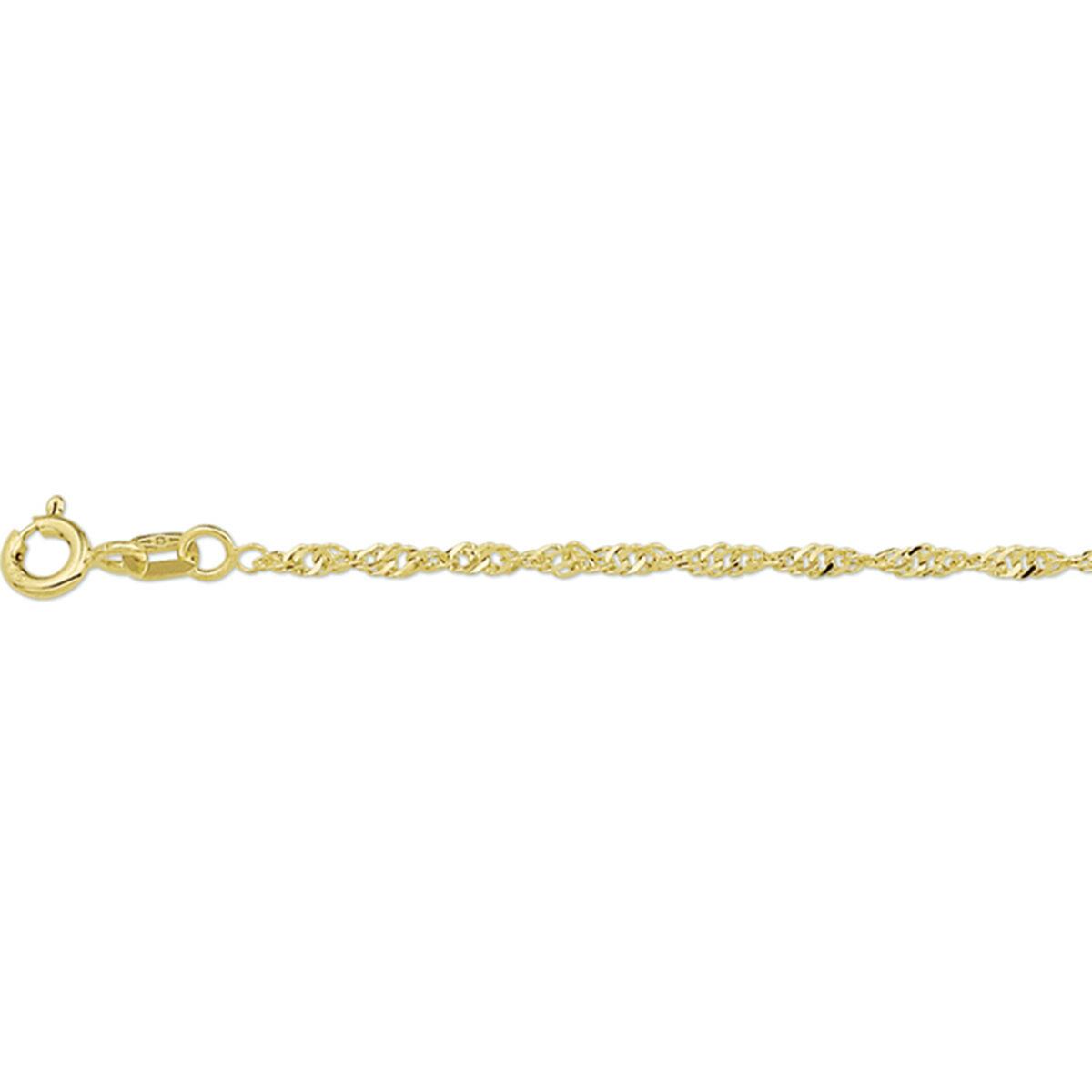Singapur Kette Gelbgold 45,0cm