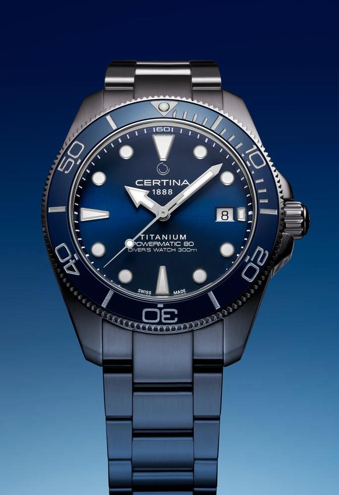 Certina DS Action 40,5mm Blau Titan