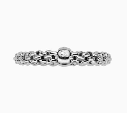 Fope Essentials dünner Ring Weißgold M