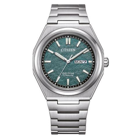 Citizen Eco-Drive Titan Grün Day Date