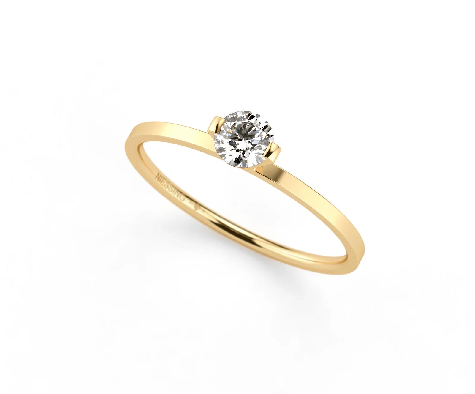Niessing Princess Solitaire Ring