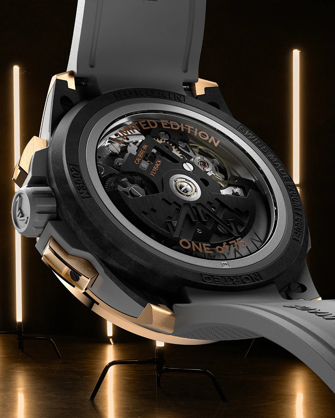 Norqain Wild One Skelett Chrono Gold Limited