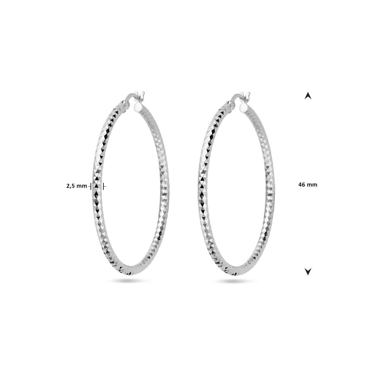 Creolen 46,0mm diamantiert