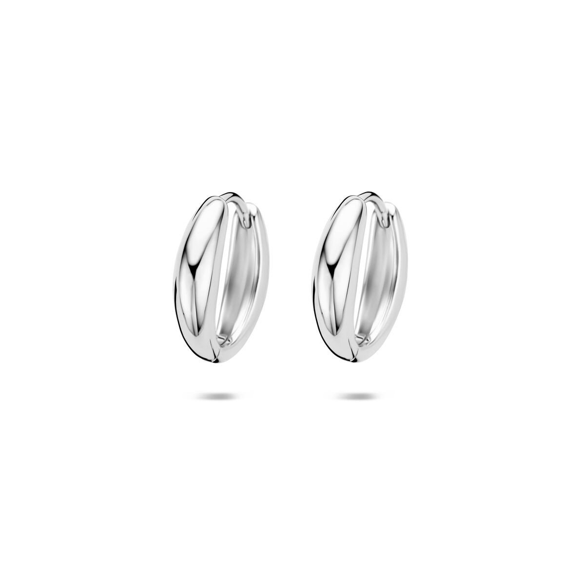 Creolen Silber Verlaufend 14,5mm