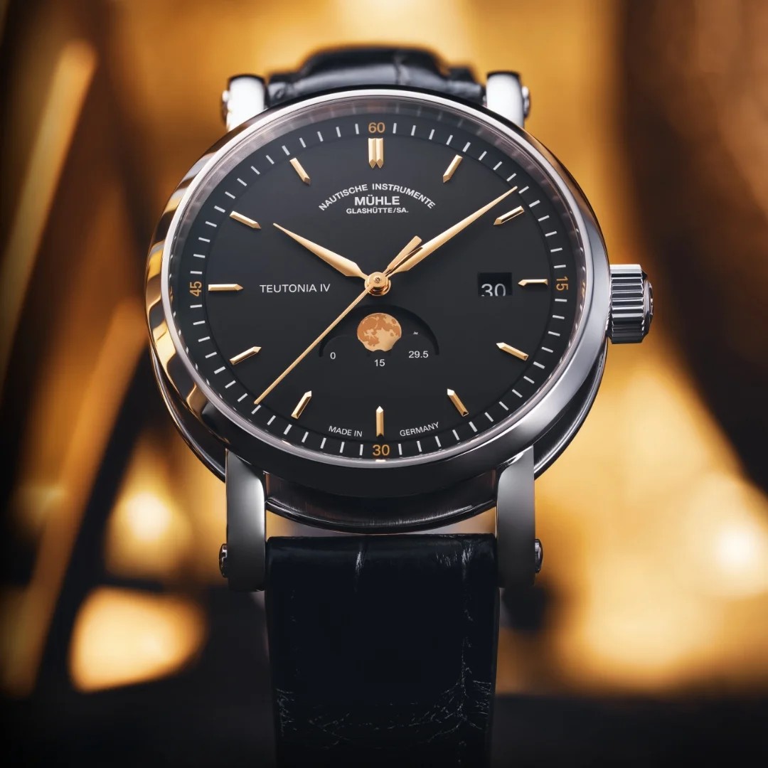 Mühle Glashütte Teutonia IV Mondphase