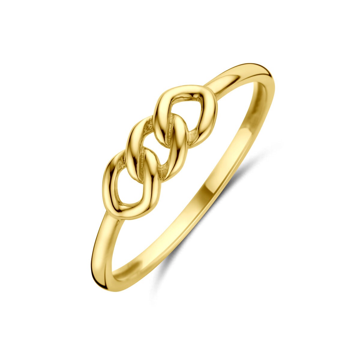 Ring mit Panzer Kettenmuster