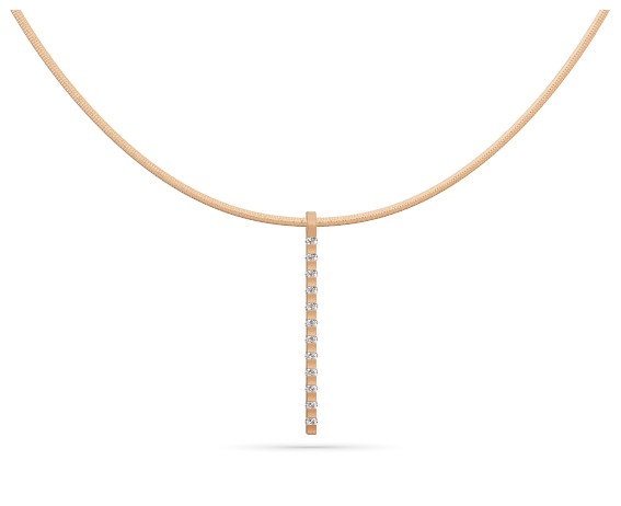 Niessing Linear Anhänger Rotgold