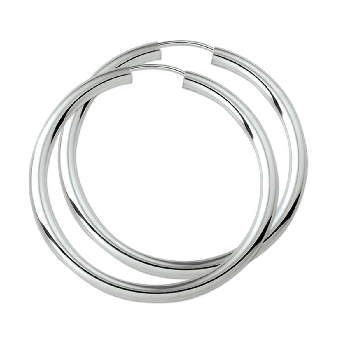 Drahtcreolen Silber 40mm