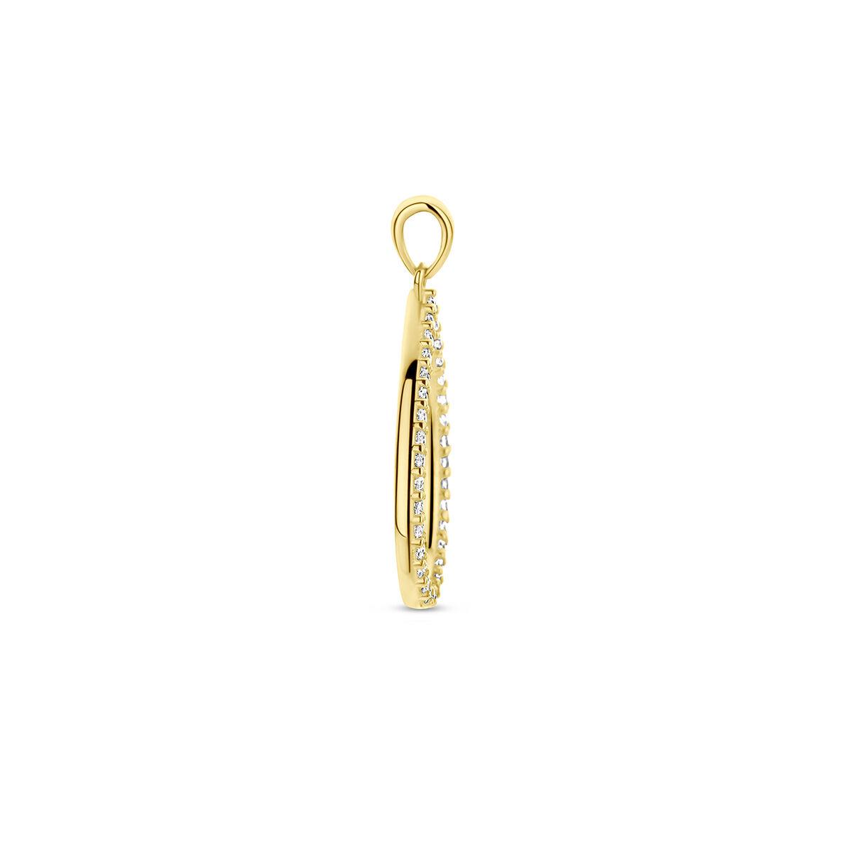 Gold Anhänger Tropfen