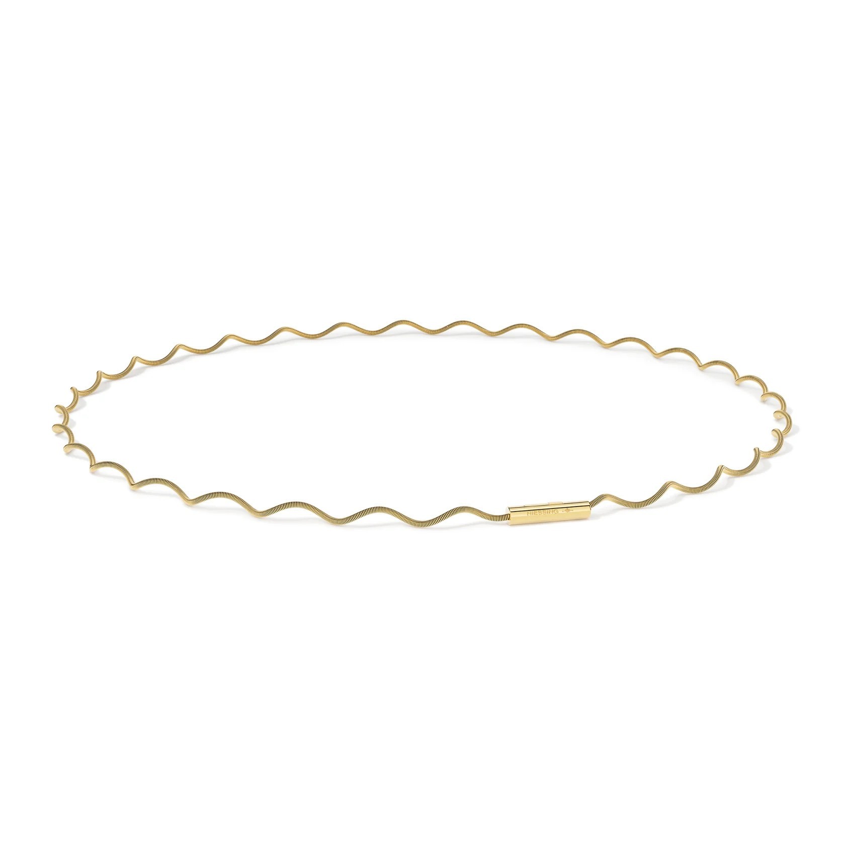 Niessing Halsschnur Welle Gelbgold 47,0cm