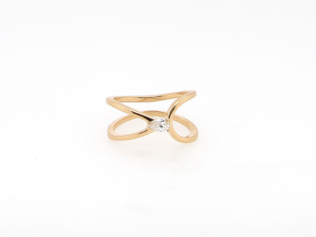 Tropfen Diamantring