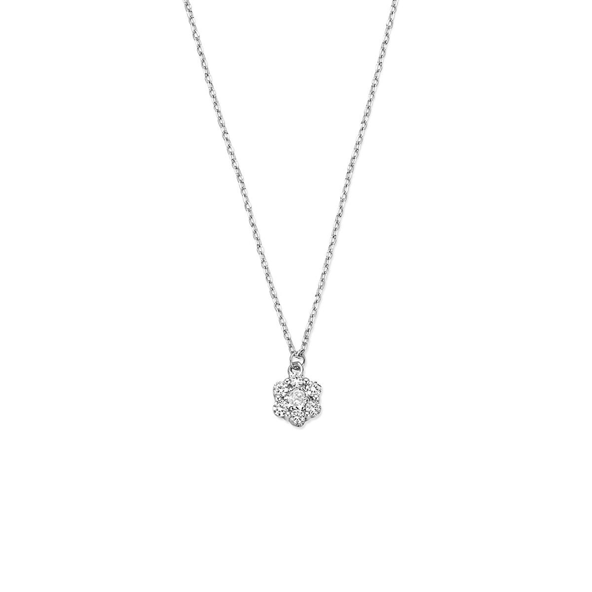 Kette Silber mit Zirkonia