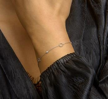 Armband mit Kreisen und Zirkonia