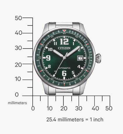 Citizen Automatik Armbanduhr Grün