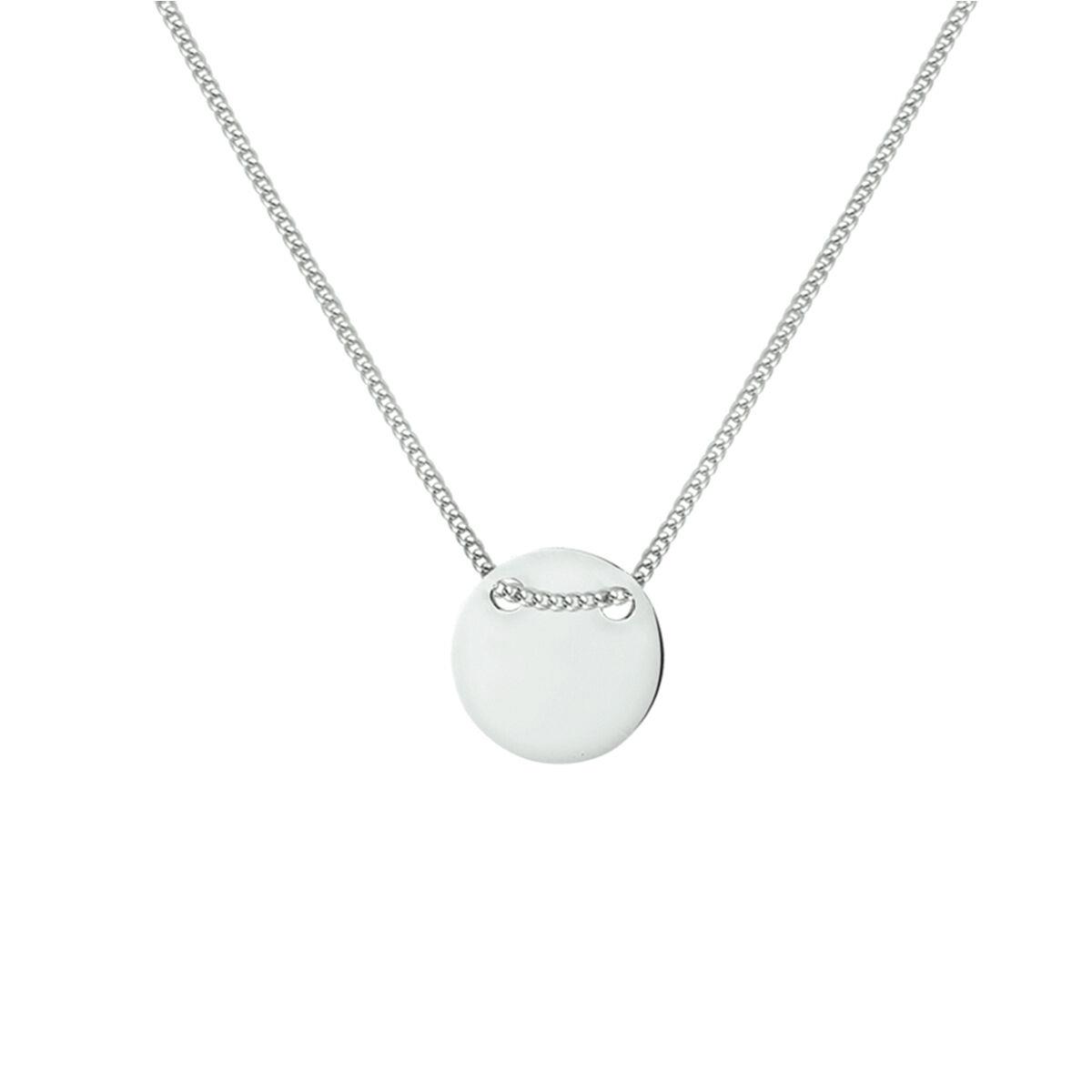 Kette mit rundem Gravur Anhänger