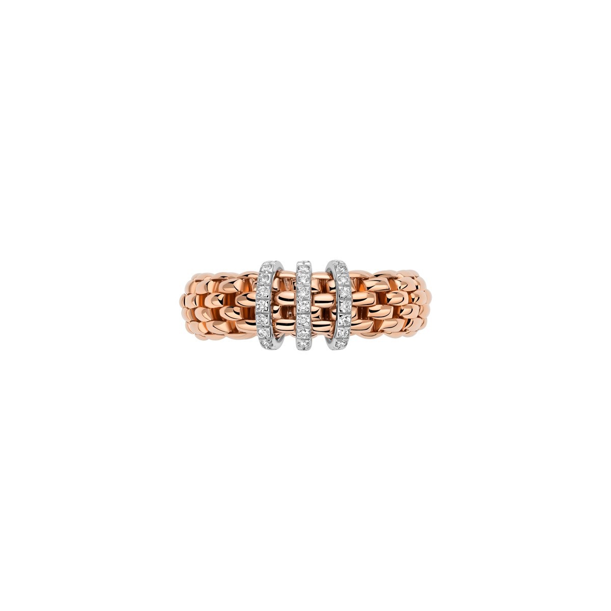 Fope Ring Vendome Rotgold L