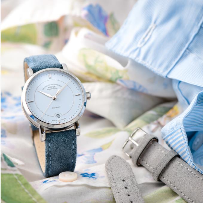 Mühle Glashütte Teutonia IV Lady blue