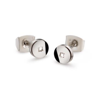 Boccia Titanium Brillant Ohrstecker rund