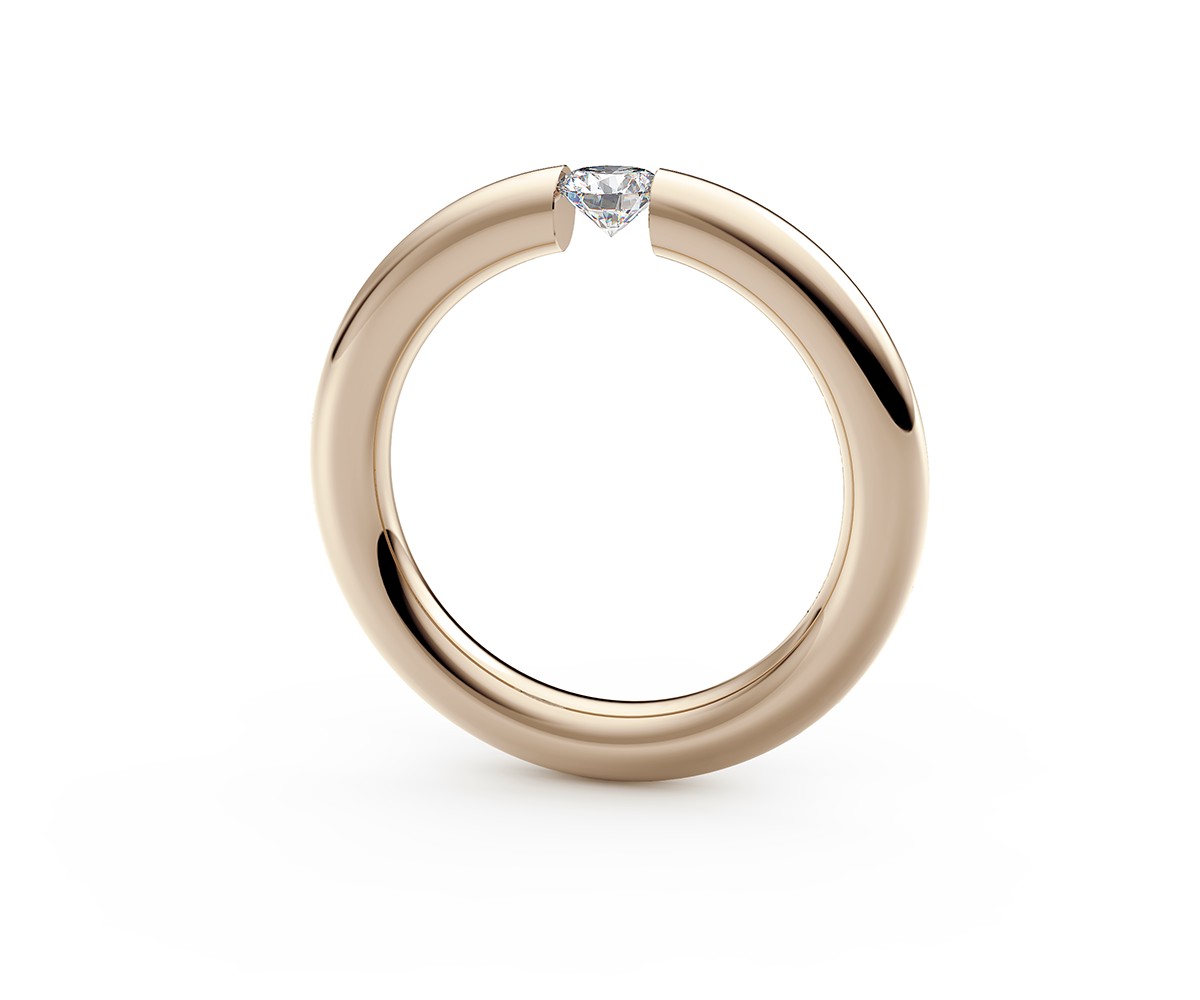 Niessing Spannring  Rund Rosewood 0,25ct