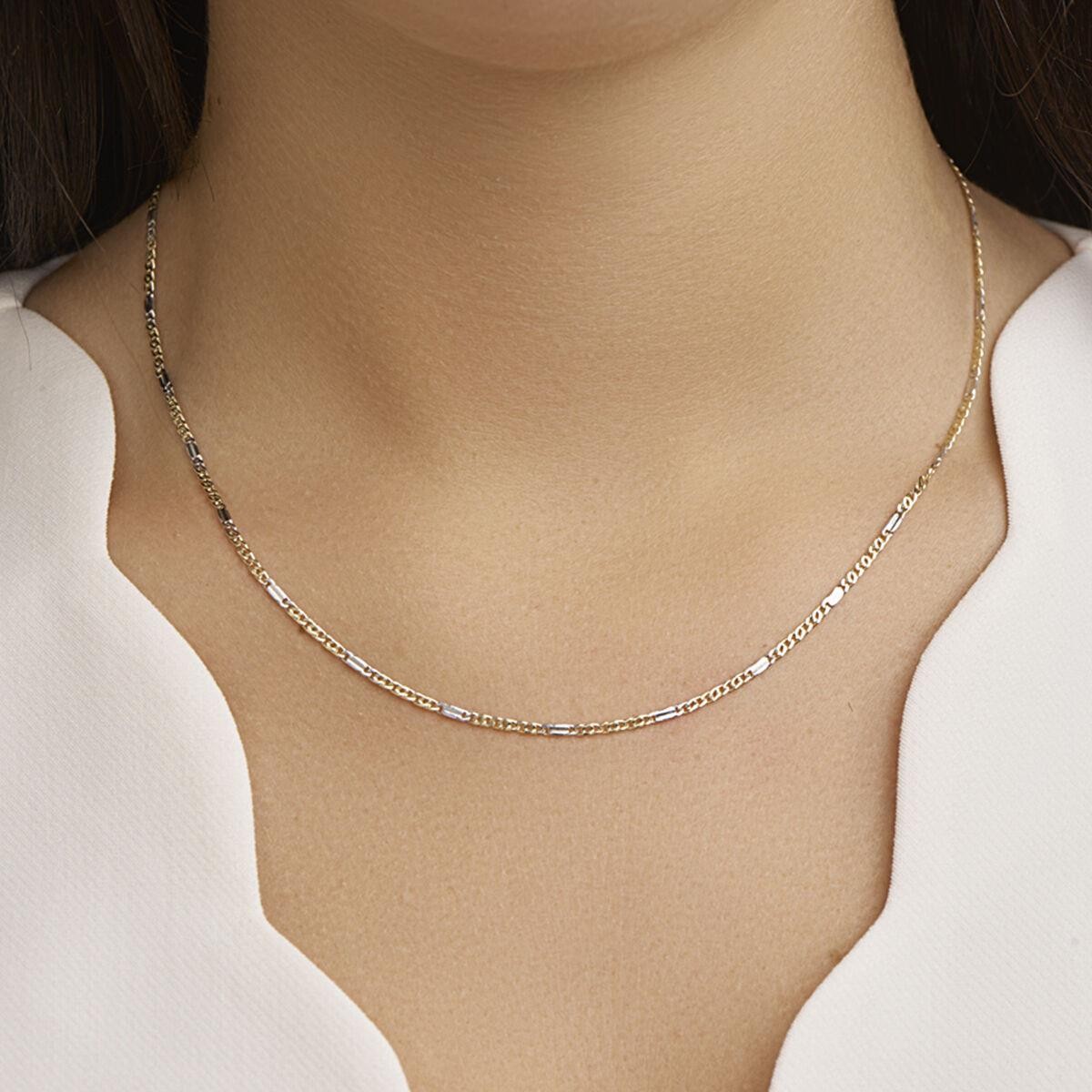 Bi-Color Collier 45cm