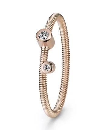 Niessing Artist Ring Roséwood mit 2 Brillanten