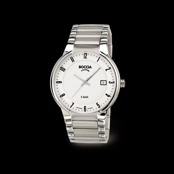 Boccia Titanium Armbanduhr Saphirglas