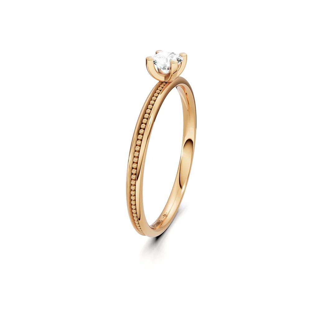 Niessing Art Deco Solitaire Ring 0,18ct
