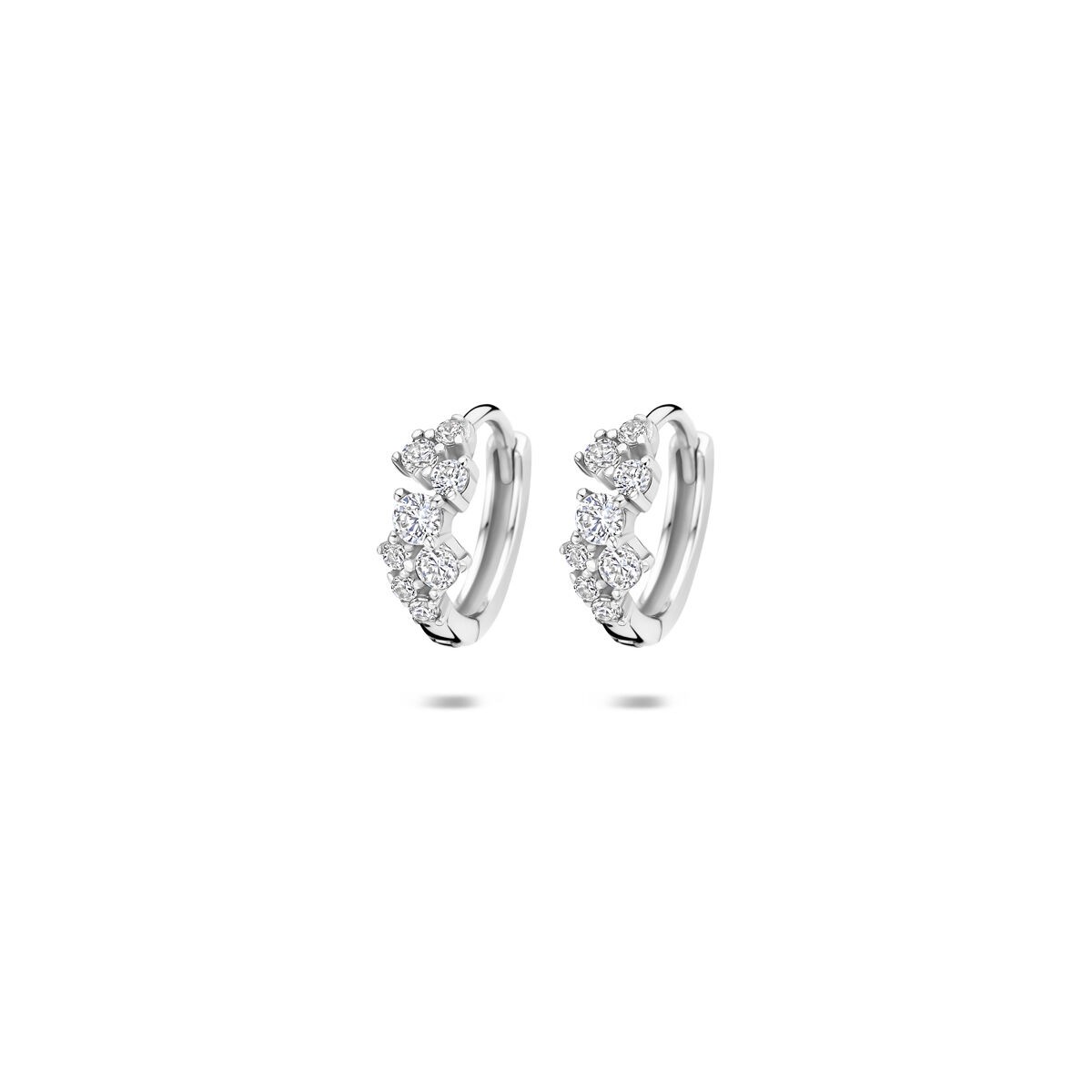 Creolen mit Zirkonia 12,5mm