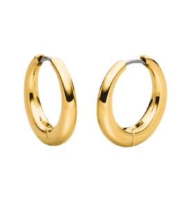 Boccia Titanium Gelbvergoldet Creolen 20,0mm