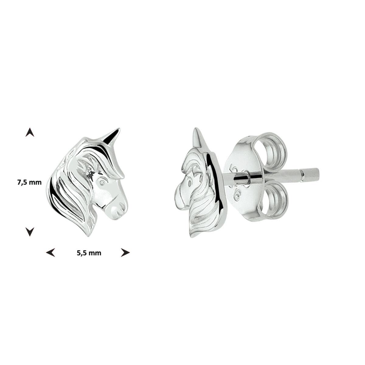 Einhorn Kopf Ohrstecker