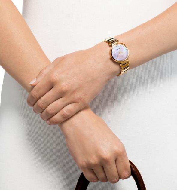 Citizen Eco-Drive Damenuhr L Roségold Perlmutt