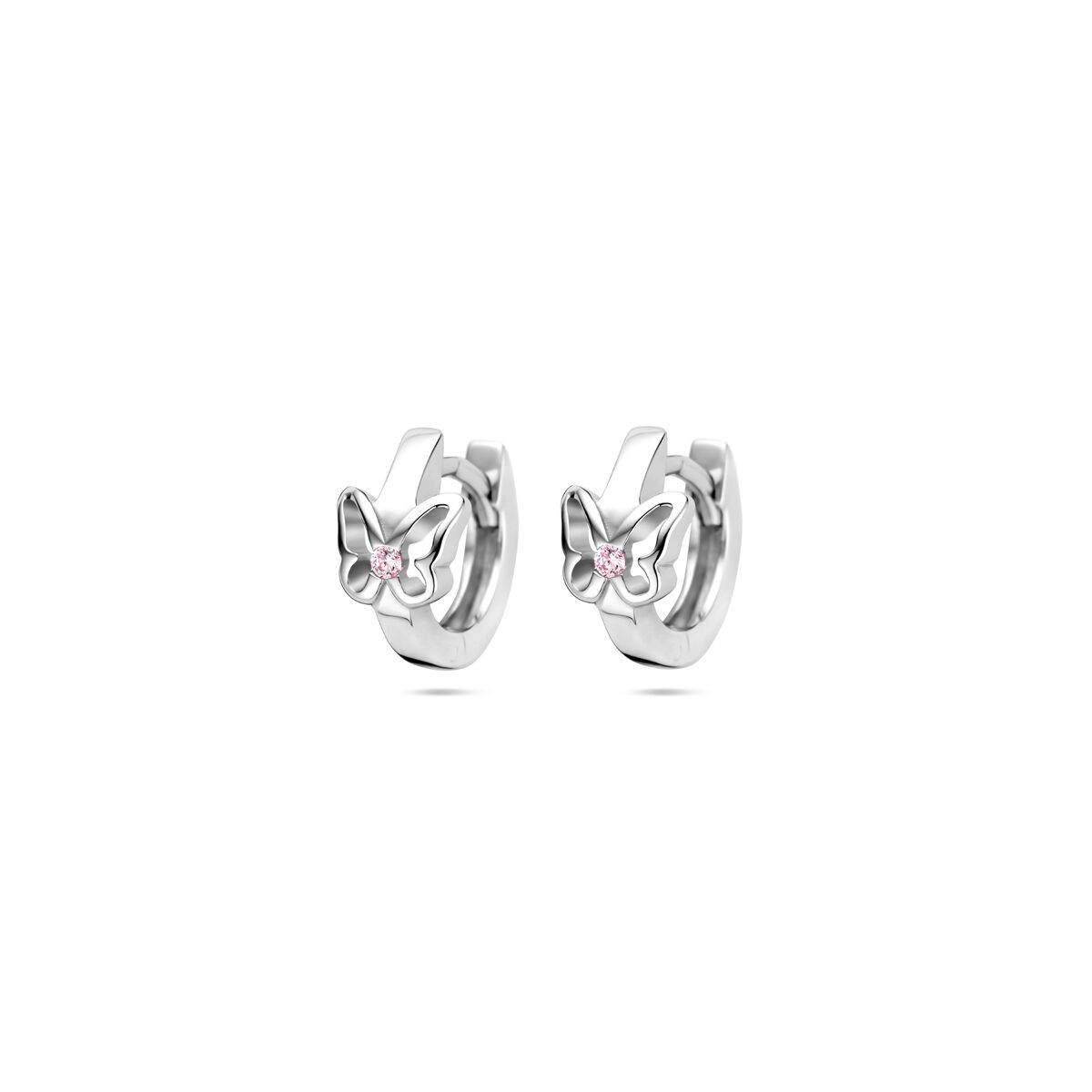 Creolen Schmetterling mit Zirkonia