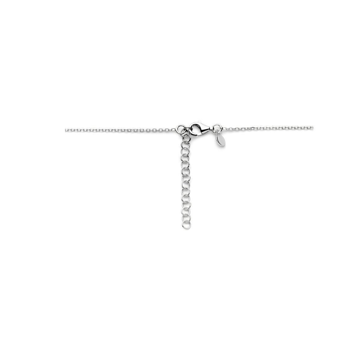 Kette mit Zirkonia Kleeblatt