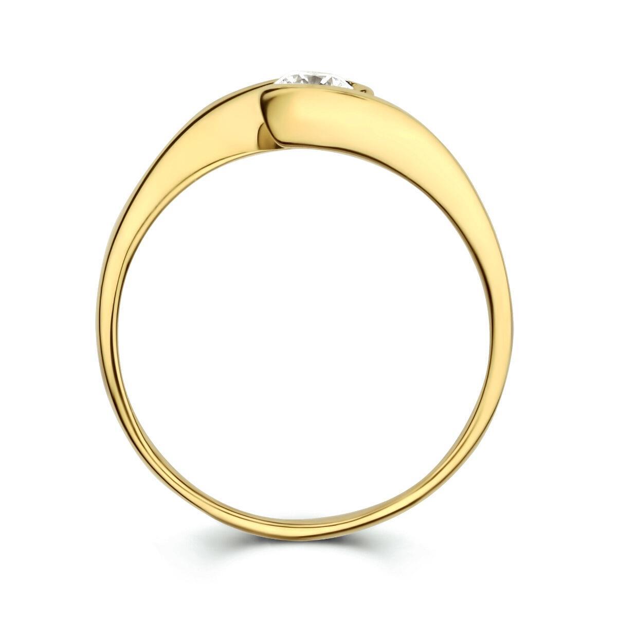 Solitaire Ring mit Zirkonia