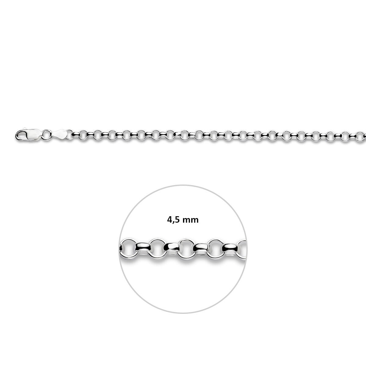 Erbs Armband 19cm Silber
