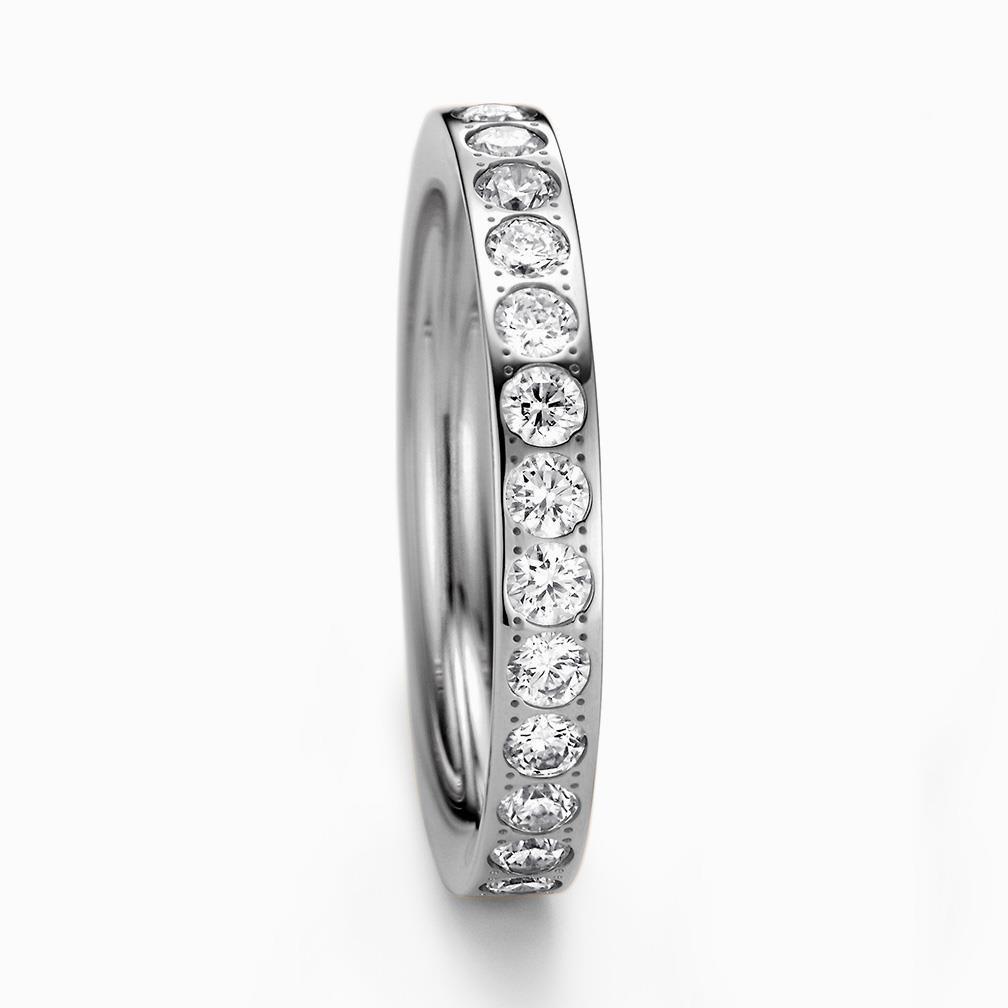 Niessing Satellite Curves Ring Platin 0,45ct