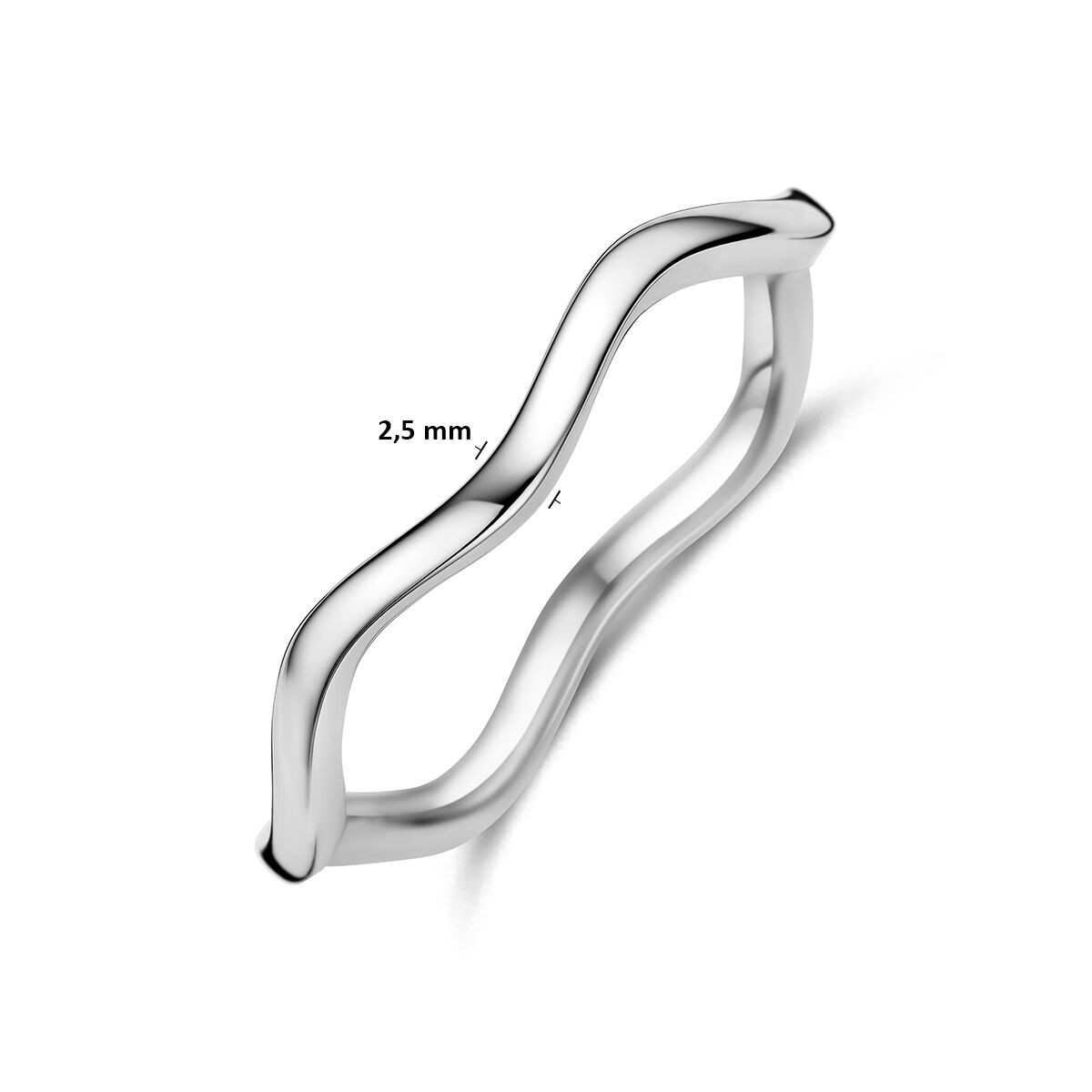 Ring Silber Welle