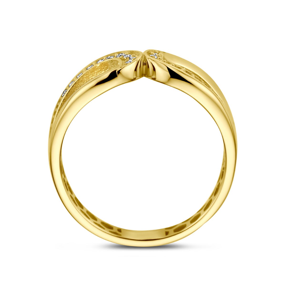 Ring Gelbgold mit Zirkonia