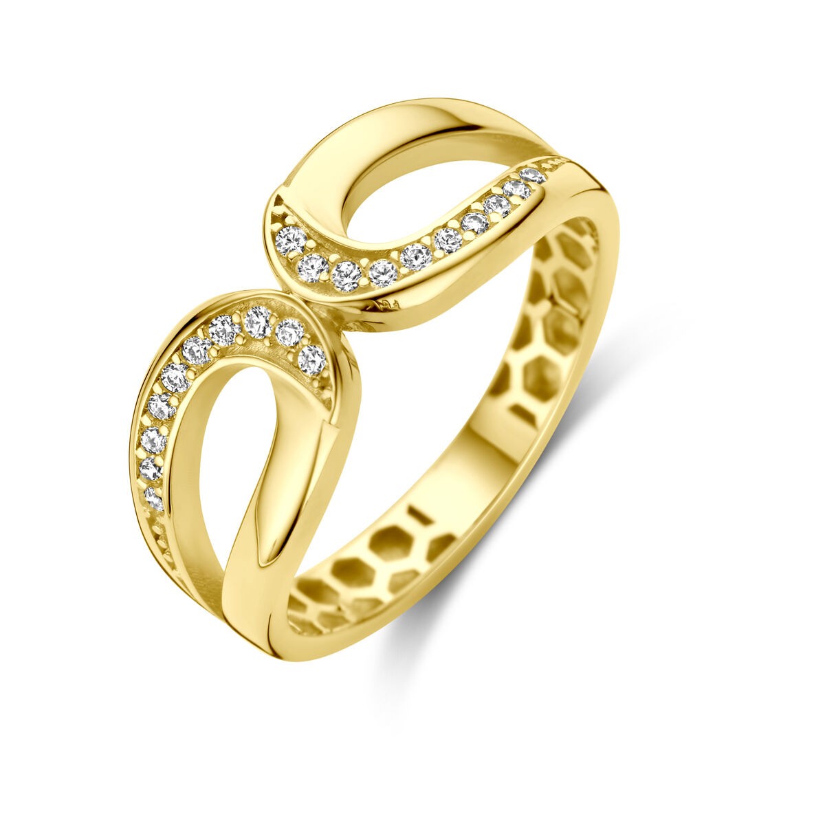 Ring Gelbgold mit Zirkonia