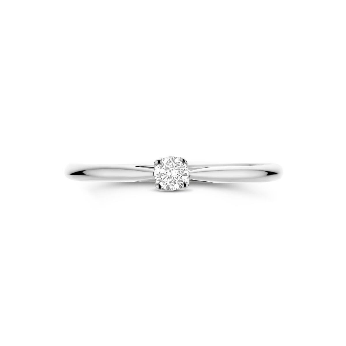 Solitair Ring mit Lab Grown Brillanten 0,10ct