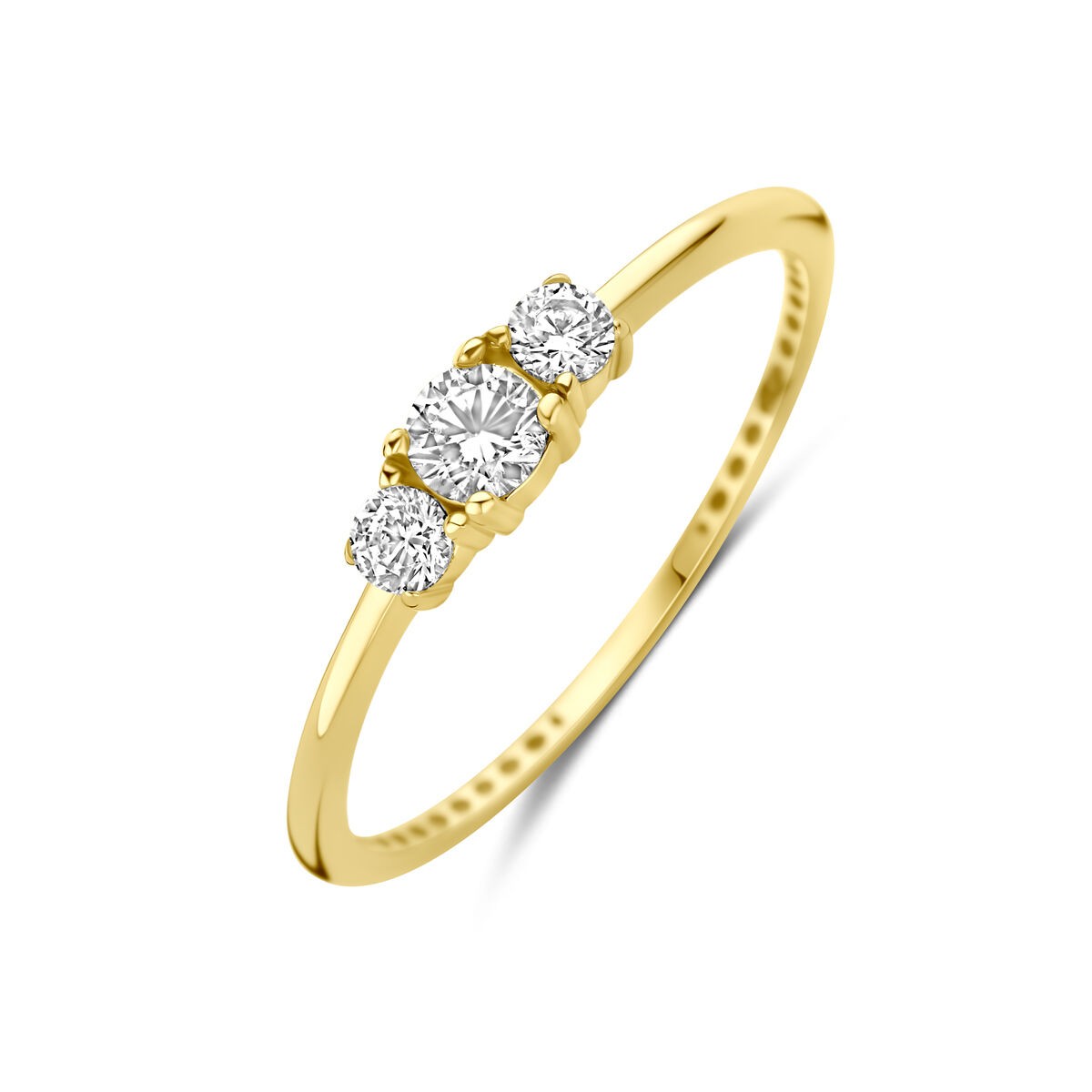 Ring mit 3 Zirkonia