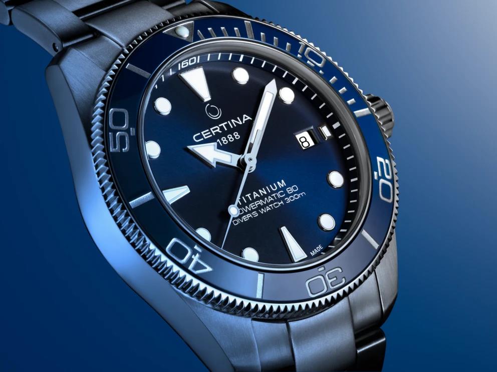 Certina DS Action 40,5mm Blau Titan