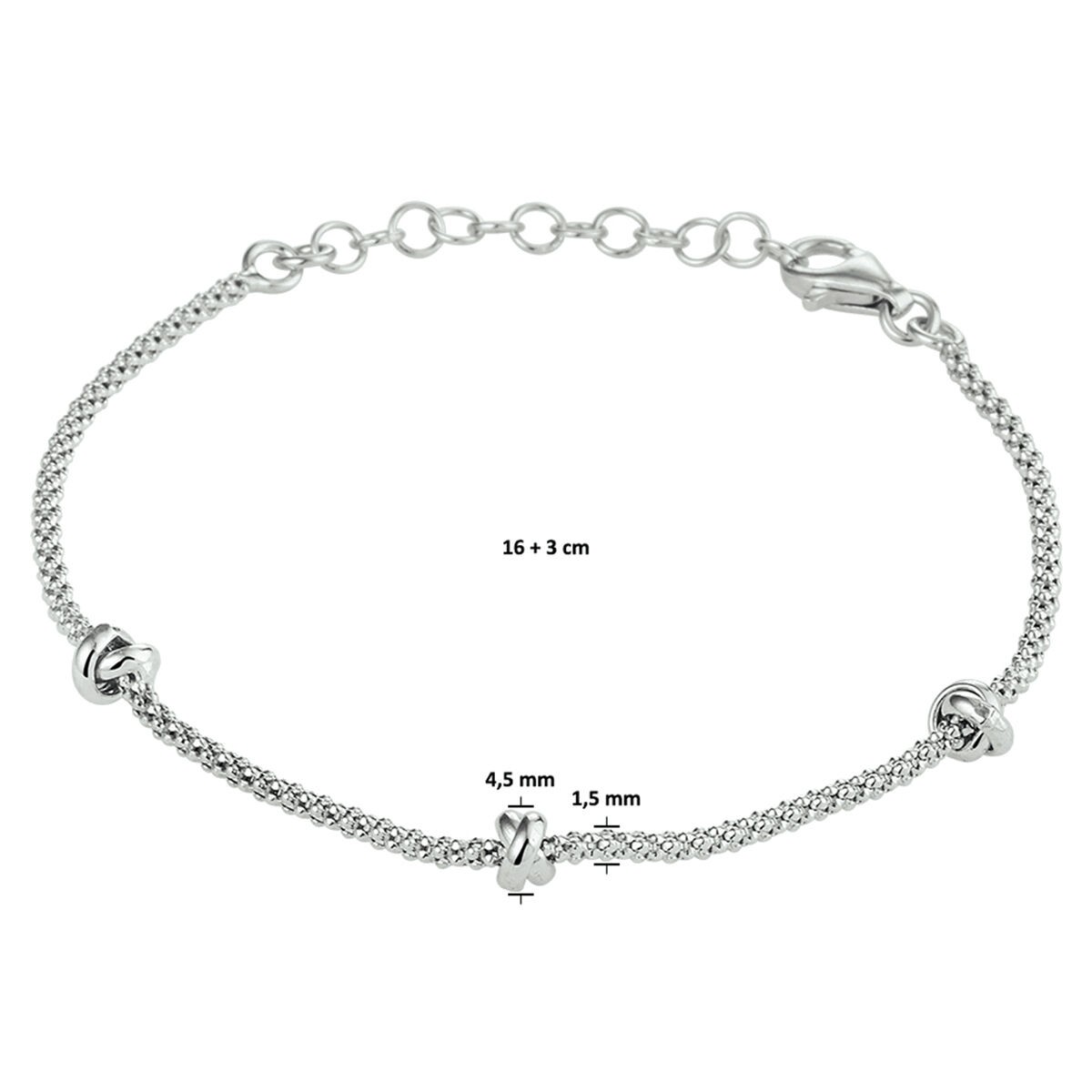 Armband mit Knoten 19,0cm