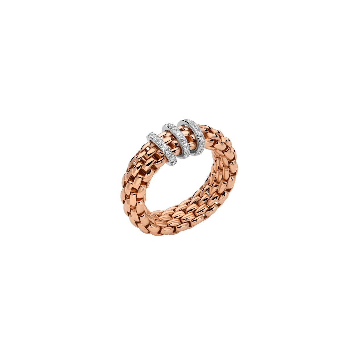 Fope Ring Vendome Rotgold L