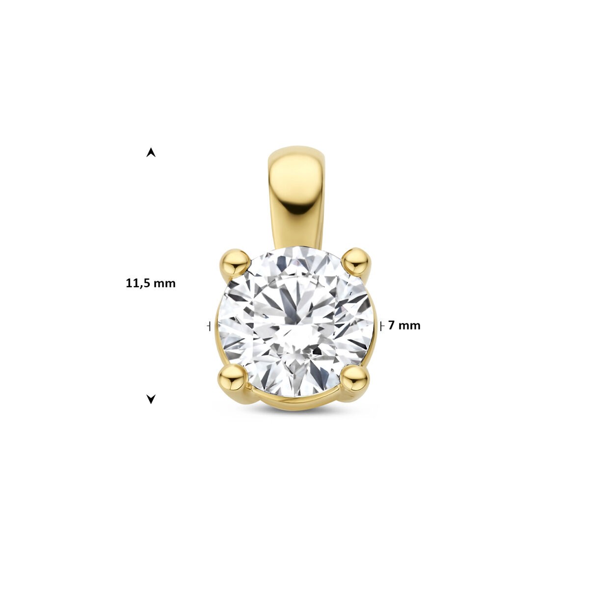 Solitaire Anhänger mit Lab Grown Brillanten 1,03ct